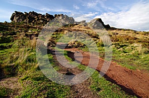 The Roaches in The Peak District, England