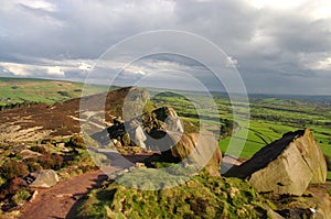 The Roaches in The Peak District, England