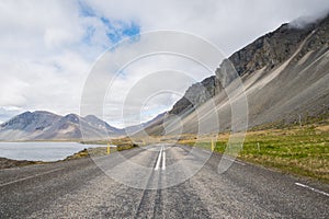 Road 1 in Lon in east Iceland