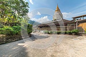 Road access to the Pagoda located in the Kek Lok Si temple in Penang