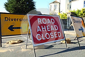 Road Ahead Closed