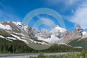 Road Along the Icefields Parkway