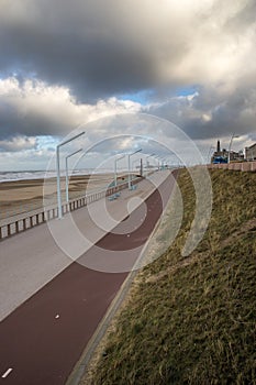 Road along side the beach
