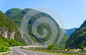 Road through the Alps