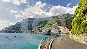 Road on Amalfi Coast