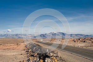 Road from Arequipa to Chivay photo