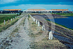 Road around Saint-Petersburg water storage