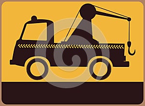 Road assistance sign.