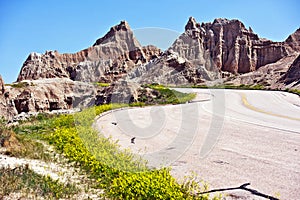 Road in the Badlands