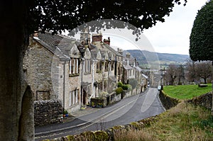 Road through Bakewell Derbyshire, England