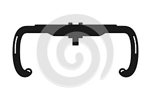 Road Bike Handlebars Vector