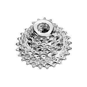 Road bike rear cassette isolated