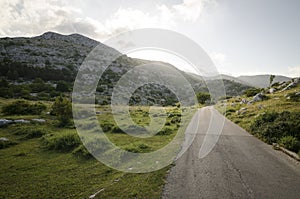 A road in Biokovo mountain, Croatia