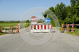 Road block photo