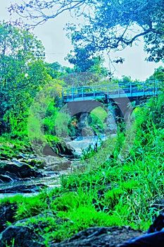 Road bridge connecting Kenep village