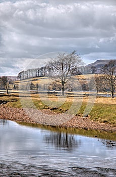 Near Hawes village in the Yorkshire Dales - winter