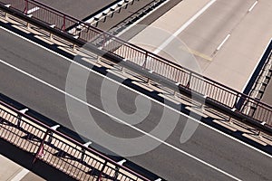 Road bridge over highways