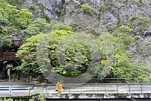 Road bridge of taroko gorge, taiwan