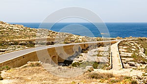 Road and Bridge to Azure Window