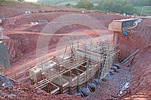 Road Bridge under construction