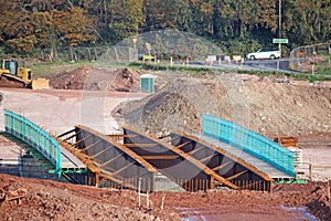 Road Bridge under construction