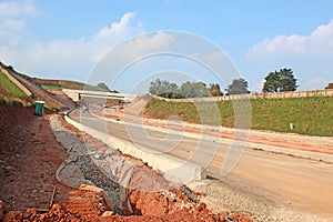 Road bridge under construction