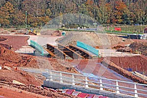 Road Bridge under construction
