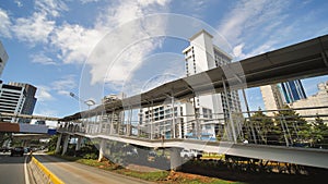 Road bridges pedestrian crossings Jakarta.