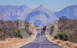 Road through Bushveld near Abel Erasmus Pass