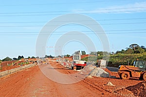 Road Bypass construction site