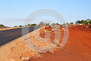 Road Bypass construction site