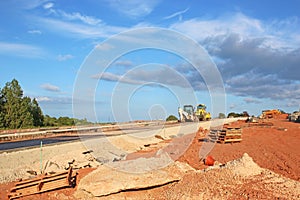 Road Bypass construction site