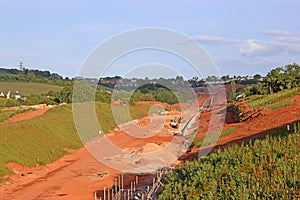 Road Bypass construction site