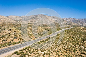 Road in California Desert Wilderness