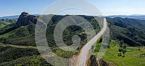 Road through California National Forest