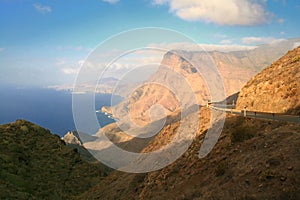 Road in Canary Islands