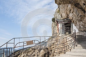 Road carved in the cliff face