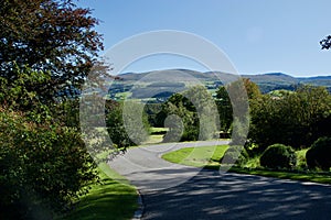 Road from the castle