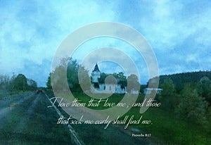 Proverbs 8:17 scripture verse. Bible.