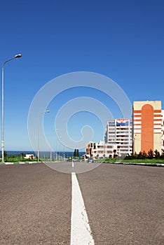 Road in the city