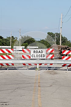 Road closed