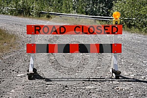 Road closed