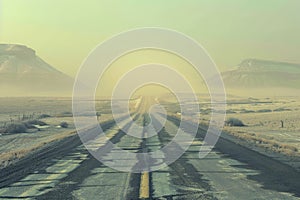 road closed ,caution for drivers