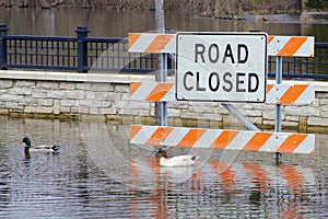 Road Closed Due to Flash Flooding
