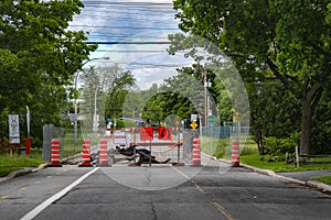 Road Closed Horizontal Street