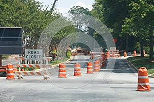Road Closed at New Construction