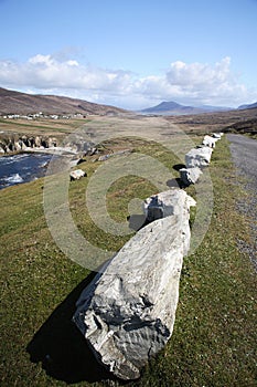Road by the coast in Achill Island