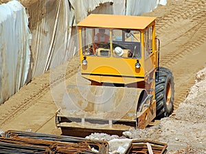 Road construction photo