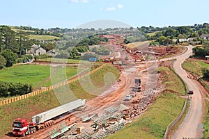 Road Construction Bypass Site