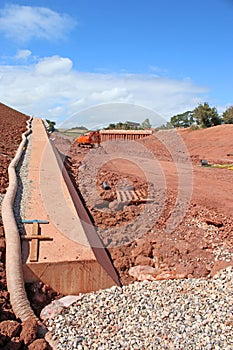 Road Construction Bypass Site